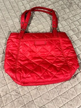 Vera Bradley Hot Pink Quilted Tote Bag